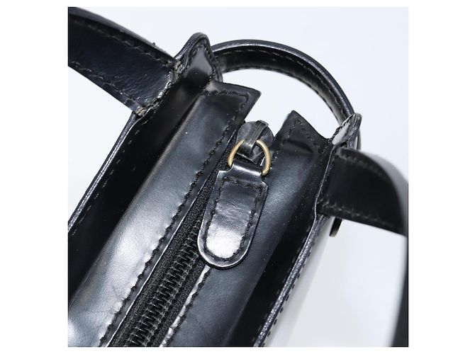 BALLY Borsa a mano in pelle nera e oro Auth gh1264 Nero D'oro - vista 9