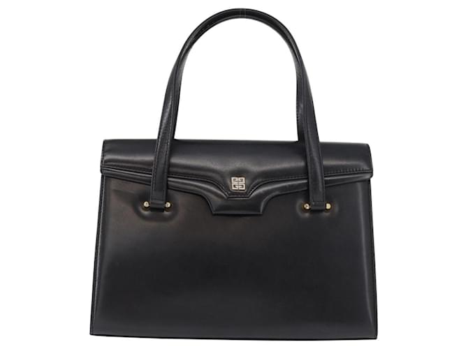Borsa a mano GIVENCHY in pelle nera e oro Auth bs31048 Nero D'oro - vista 13