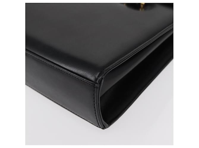Borsa a mano GIVENCHY in pelle nera e oro Auth bs31048 Nero D'oro - vista 14
