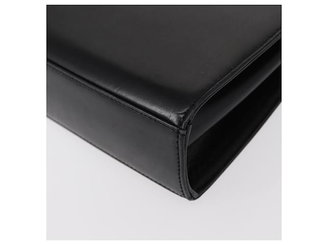 Borsa a mano GIVENCHY in pelle nera e oro Auth bs31048 Nero D'oro - vista 16