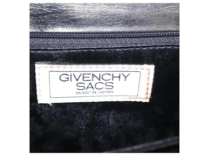 Borsa a mano GIVENCHY in pelle nera e oro Auth bs31048 Nero D'oro - vista 18