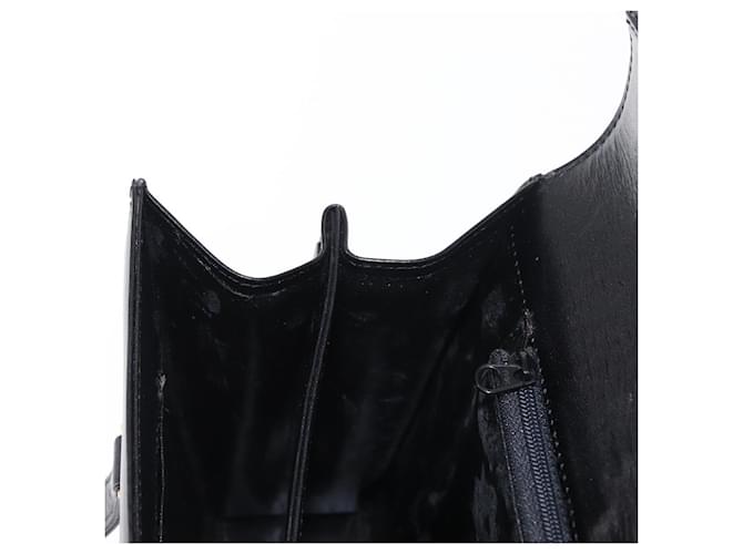 Borsa a mano GIVENCHY in pelle nera e oro Auth bs31048 Nero D'oro - vista 22
