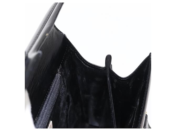 Borsa a mano GIVENCHY in pelle nera e oro Auth bs31048 Nero D'oro - vista 23