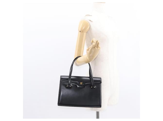 Borsa a mano GIVENCHY in pelle nera e oro Auth bs31048 Nero D'oro - vista 25