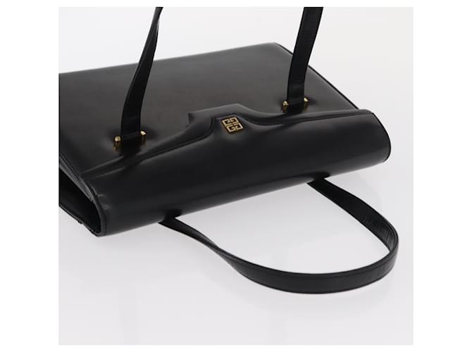 Borsa a mano GIVENCHY in pelle nera e oro Auth bs31048 Nero D'oro - vista 6