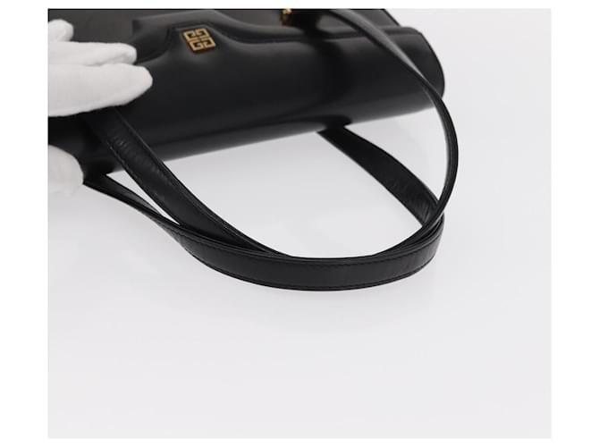 Borsa a mano GIVENCHY in pelle nera e oro Auth bs31048 Nero D'oro - vista 7