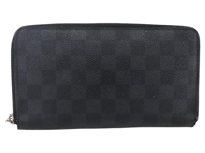 Lange Zippy Organizer Geldbörse Damier Graphite LOUIS VUITTON N63077 Authentisch bs31258 Damier ebene - Ansicht 13