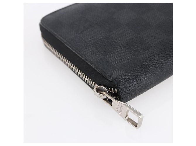 Lange Zippy Organizer Geldbörse Damier Graphite LOUIS VUITTON N63077 Authentisch bs31258 Damier ebene - Ansicht 14