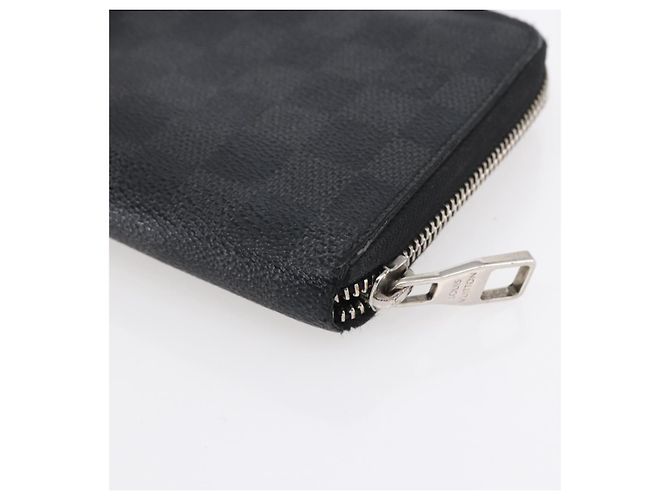 Lange Zippy Organizer Geldbörse Damier Graphite LOUIS VUITTON N63077 Authentisch bs31258 Damier ebene - Ansicht 15