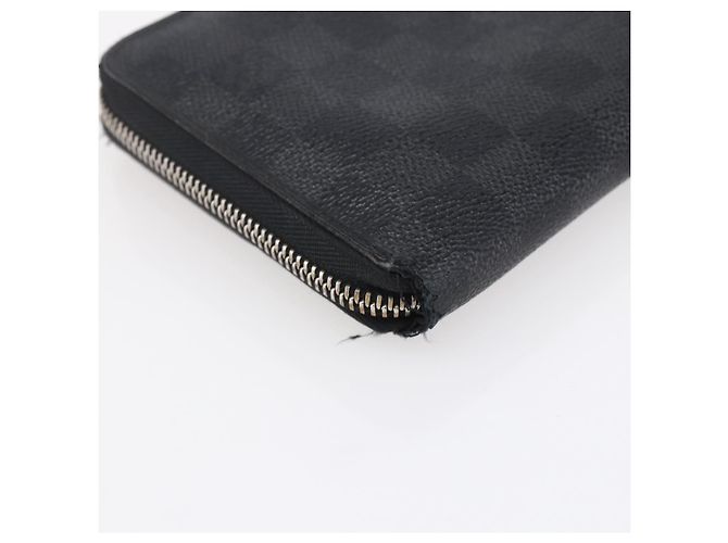 Lange Zippy Organizer Geldbörse Damier Graphite LOUIS VUITTON N63077 Authentisch bs31258 Damier ebene - Ansicht 16