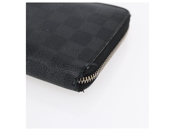 Lange Zippy Organizer Geldbörse Damier Graphite LOUIS VUITTON N63077 Authentisch bs31258 Damier ebene - Ansicht 7