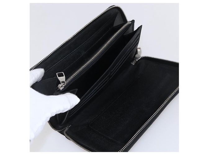 Lange Zippy Organizer Geldbörse Damier Graphite LOUIS VUITTON N63077 Authentisch bs31258 Damier ebene - Ansicht 9