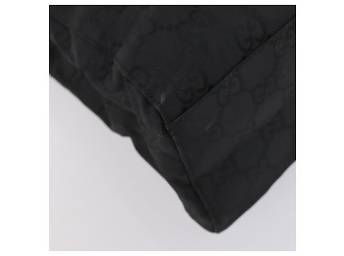 Borsa a Spalla GG Canvas Gucci Nera Auth 147859 Nero - vista 14