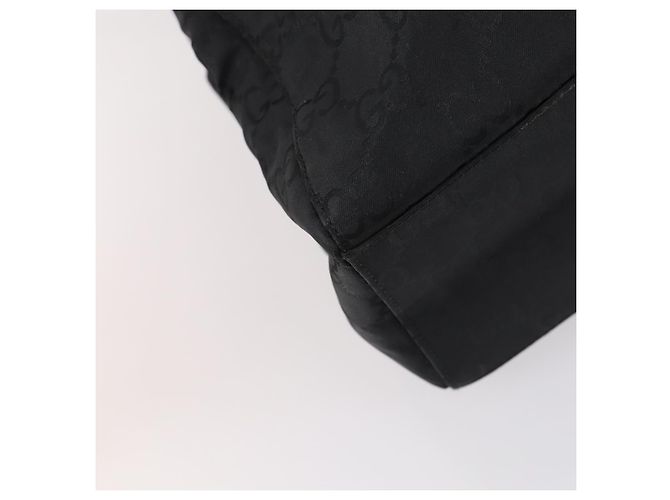 Borsa a Spalla GG Canvas Gucci Nera Auth 147859 Nero - vista 16