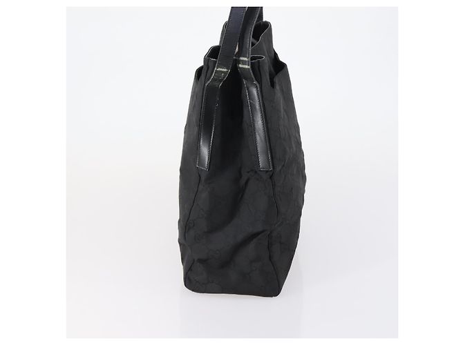 Borsa a Spalla GG Canvas Gucci Nera Auth 147859 Nero - vista 3