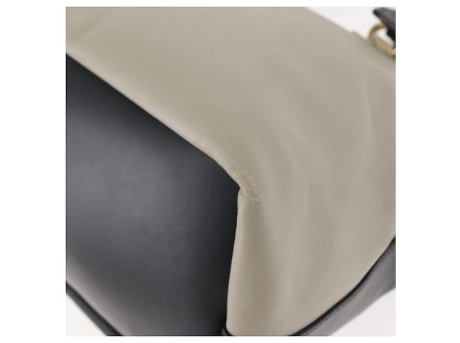 Chloé Borsa a Mano Chloe Bailey in Pelle 2 in 1 Nero Beige Oro Auth am9201 D'oro - vista 17