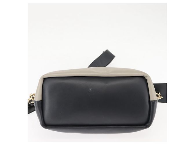 Chloé Borsa a Mano Chloe Bailey in Pelle 2 in 1 Nero Beige Oro Auth am9201 D'oro - vista 5