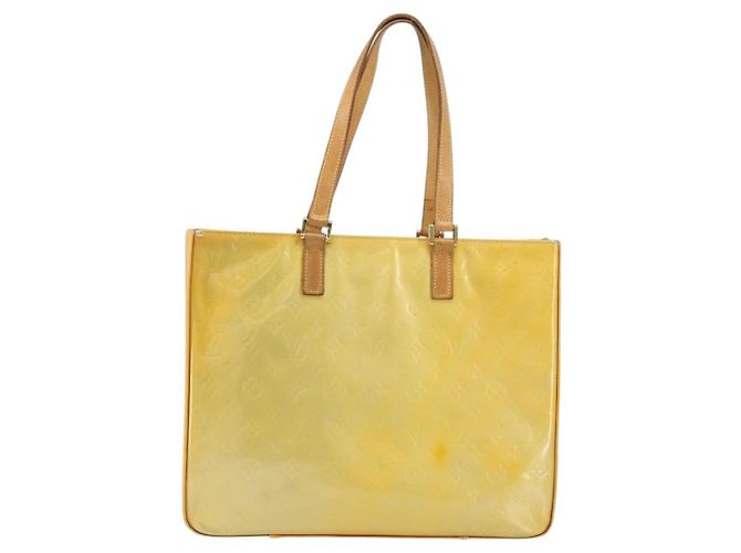 LOUIS VUITTON Monogram Vernis Columbus Tote Bag Grau M91028 LV Auth gh1229 - Ansicht 13