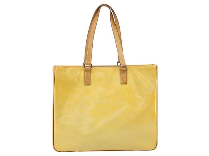 LOUIS VUITTON Monogram Vernis Columbus Tote Bag Grau M91028 LV Auth gh1229 - Ansicht 2