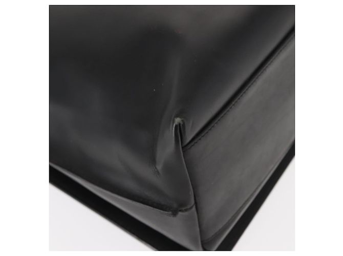 Gucci Borsa a Spalla in Pelle Nera Argento Auth 148273 Nero - vista 16