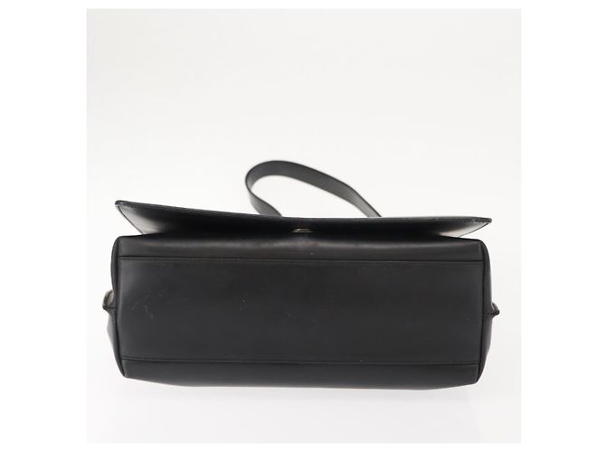 Gucci Borsa a Spalla in Pelle Nera Argento Auth 148273 Nero - vista 5