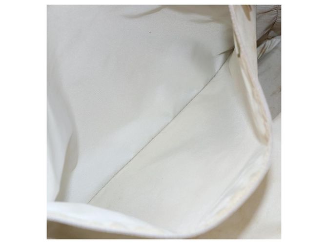 CHANEL Nuova Borsa Tote da Viaggio Nylon Beige Oro CC Auth ti3466 D'oro - vista 11