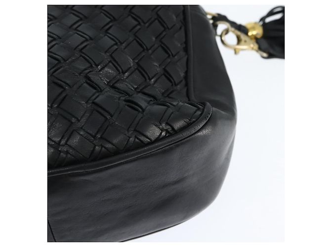 BALLY Borsa a mano in pelle 2 vie Nero Oro Auth BA7024 D'oro - vista 10