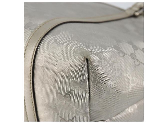Borsa tote GG Implementation Gucci Argento 197953 Auth 146574 - vista 15