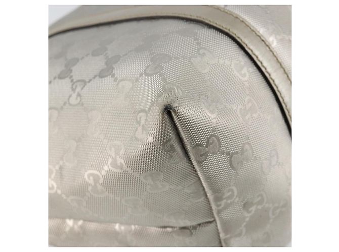 Borsa tote GG Implementation Gucci Argento 197953 Auth 146574 - vista 16