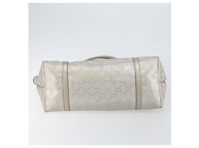 Borsa tote GG Implementation Gucci Argento 197953 Auth 146574 - vista 5
