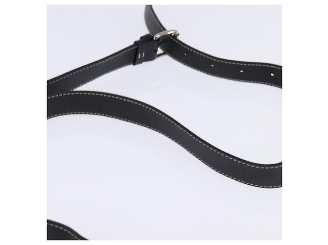 Céline Borsa a Spalla in Tela Macadam CELINE Navy Oro Auth ep11305 D'oro Blu navy - vista 14