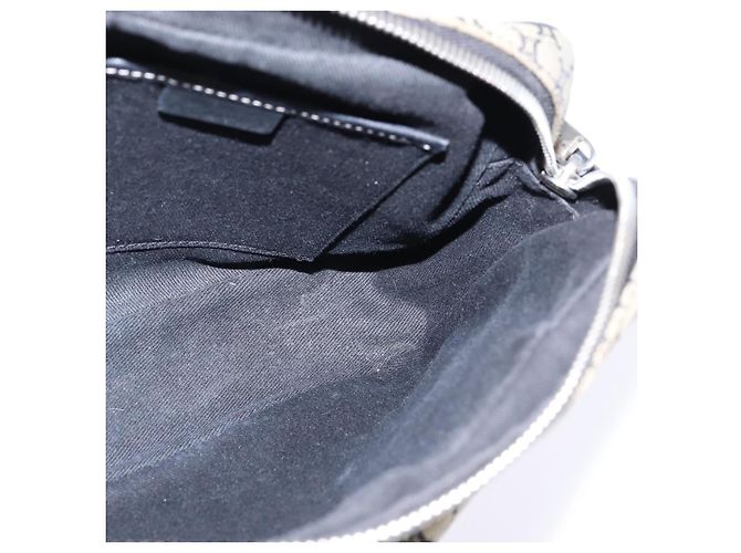 Céline Borsa a Spalla in Tela Macadam CELINE Navy Oro Auth ep11305 D'oro Blu navy - vista 19