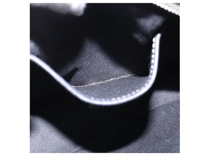 Céline Borsa a Spalla in Tela Macadam CELINE Navy Oro Auth ep11305 D'oro Blu navy - vista 21