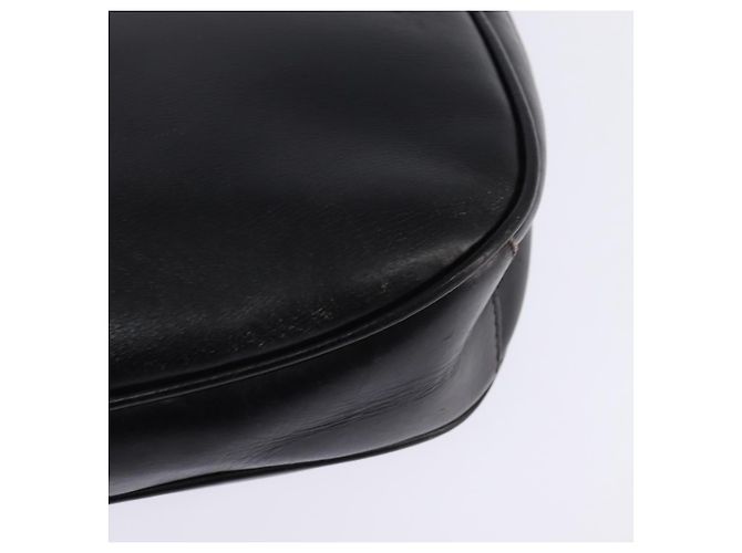 Bolso de cuero Gucci Web Sherry Line Negro Dorado Rojo 001 406 0552 Auth 147492 Roja - vista 17