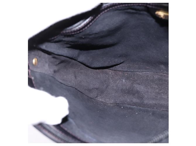 Bolso de cuero Gucci Web Sherry Line Negro Dorado Rojo 001 406 0552 Auth 147492 Roja - vista 20