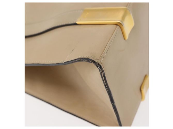 Céline Borsa a Spalla CELINE in Pelle Beige Oro Auth bs30225 D'oro - vista 16