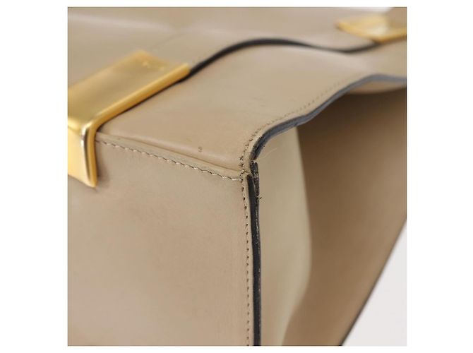 Céline Borsa a Spalla CELINE in Pelle Beige Oro Auth bs30225 D'oro - vista 17