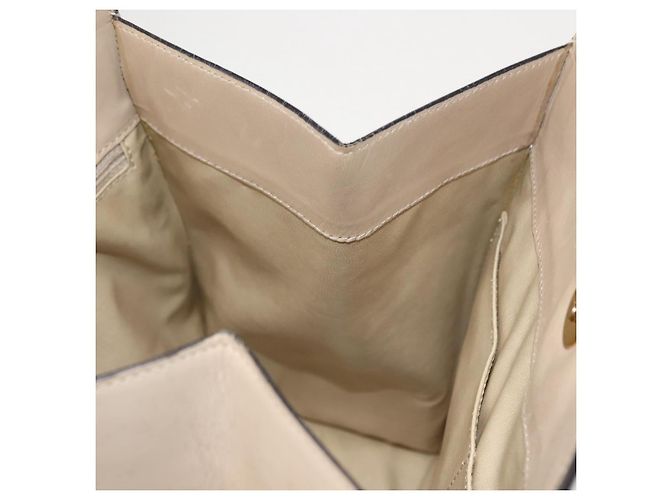 Céline Borsa a Spalla CELINE in Pelle Beige Oro Auth bs30225 D'oro - vista 18