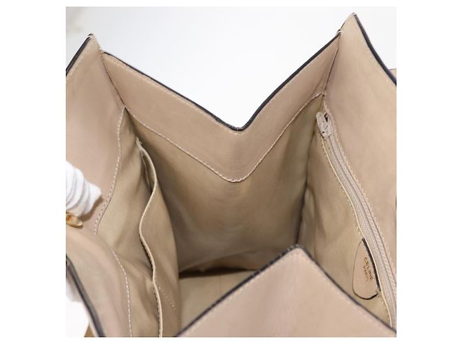 Céline Borsa a Spalla CELINE in Pelle Beige Oro Auth bs30225 D'oro - vista 19