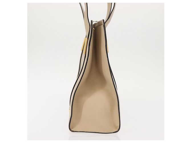 Céline Borsa a Spalla CELINE in Pelle Beige Oro Auth bs30225 D'oro - vista 3