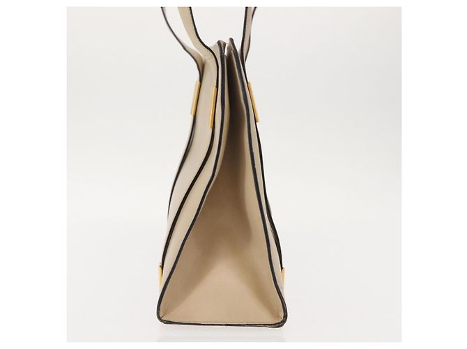 Céline Borsa a Spalla CELINE in Pelle Beige Oro Auth bs30225 D'oro - vista 4