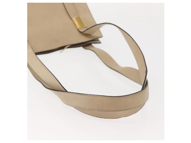Céline Borsa a Spalla CELINE in Pelle Beige Oro Auth bs30225 D'oro - vista 9