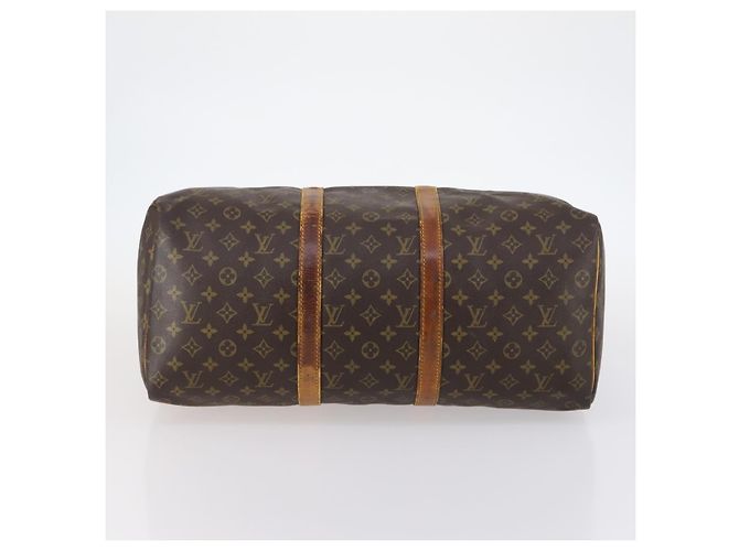 LOUIS VUITTON Borsa Boston Monogram Keepall 50 M41426 Auth LV 145407 Monogramma - vista 5