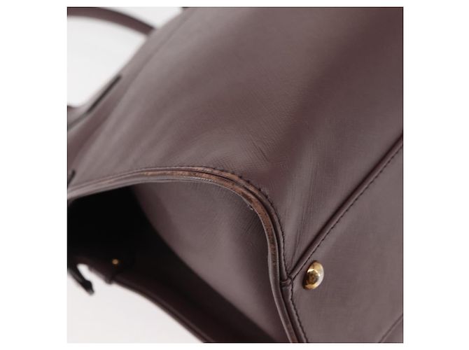 Gancini Handtasche aus Leder in Lila und Gold Auth 146846 von Salvatore Ferragamo Golden - Ansicht 15