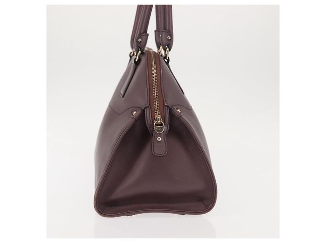 Gancini Handtasche aus Leder in Lila und Gold Auth 146846 von Salvatore Ferragamo Golden - Ansicht 4