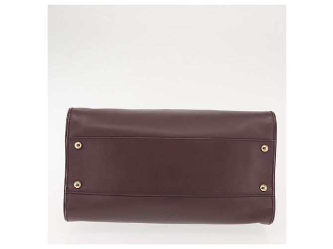 Gancini Handtasche aus Leder in Lila und Gold Auth 146846 von Salvatore Ferragamo Golden - Ansicht 5