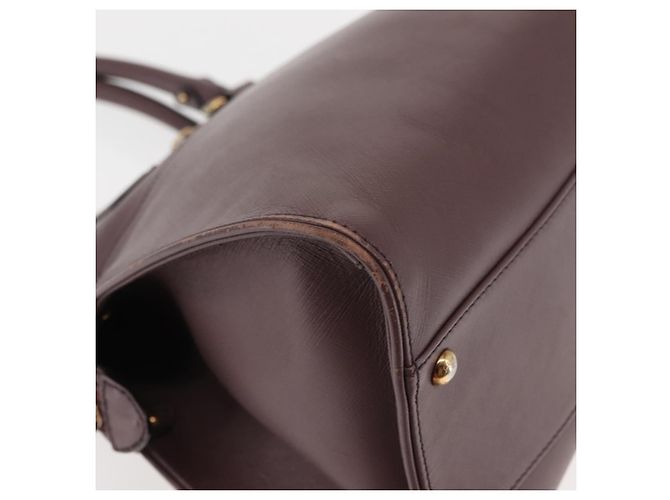 Gancini Handtasche aus Leder in Lila und Gold Auth 146846 von Salvatore Ferragamo Golden - Ansicht 9