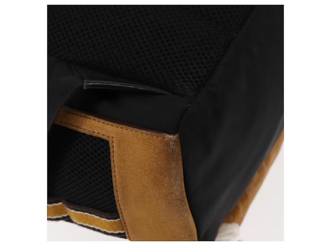 FENDI Zucca Canvas Rucksack Schwarz Silber Auth hk3119 - Ansicht 16