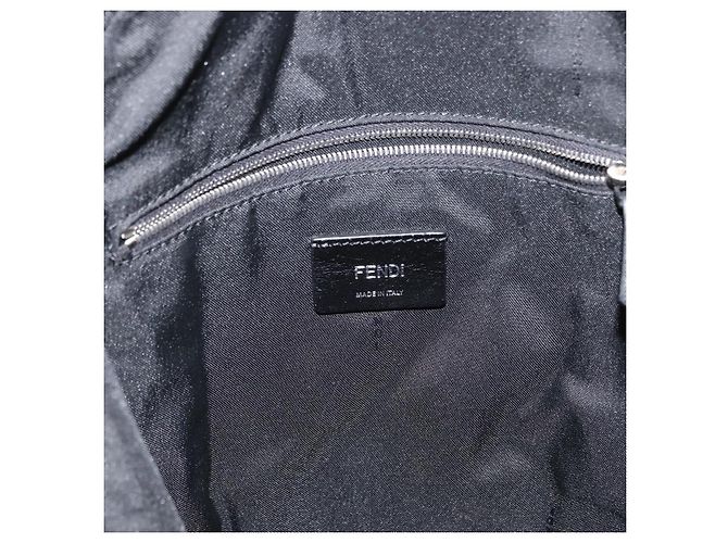 FENDI Zucca Canvas Rucksack Schwarz Silber Auth hk3119 - Ansicht 20