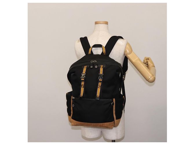 FENDI Zucca Canvas Rucksack Schwarz Silber Auth hk3119 - Ansicht 24
